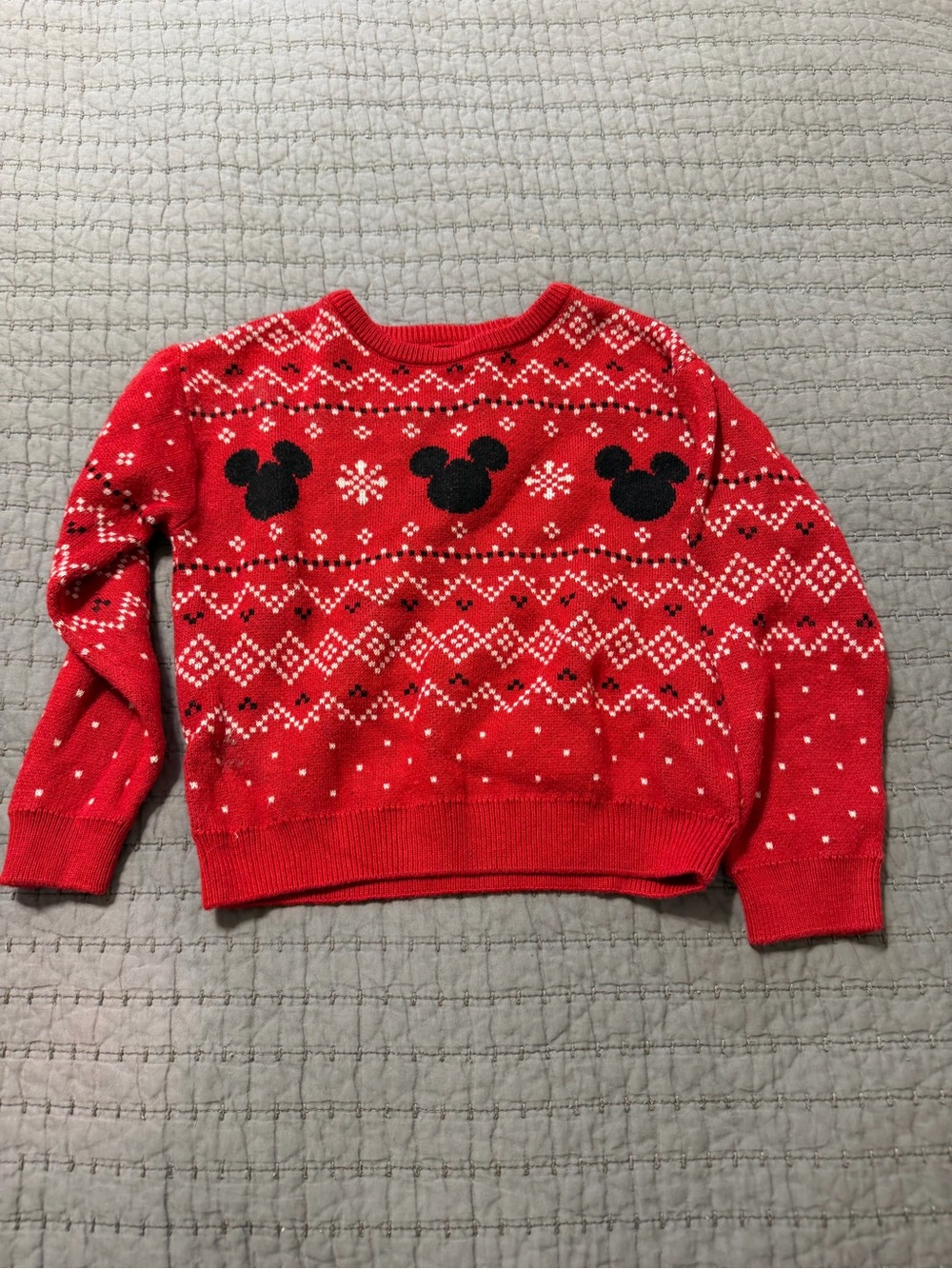 Little Sleepies Vintage Mickey Fair Isle Sweater